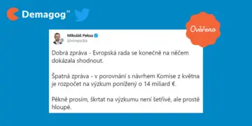 Ilustrační obrázek k Tweet - Mikuláš Peksa