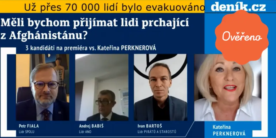 Ilustrační obrázek v výstupu Souboj kandidátů na premiéra