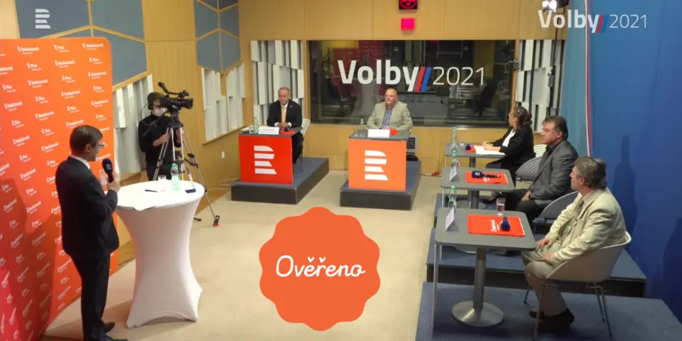 Ilustrační obrázek v výstupu Politické spektrum v debatě Českého rozhlasu